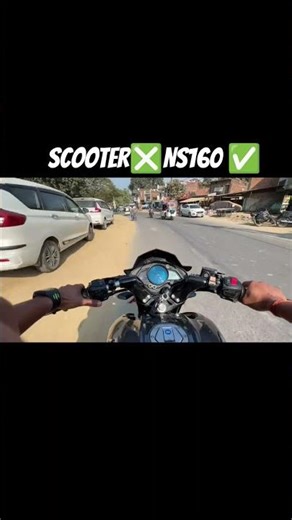 scooter etana tej Bhagata hai kya #automobile #rider #zx10r #funny #race #longride #ride #ns200 #r15
