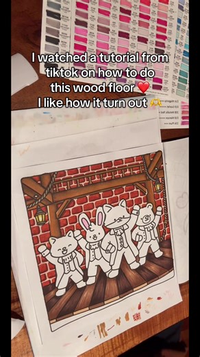 Wood Flooring Coloring Tutorial and Ideas
