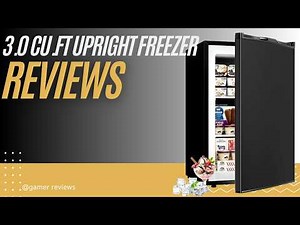 3.0 Cu.ft Upright Freezer Review | Compact Mini Freezer for Home & Office