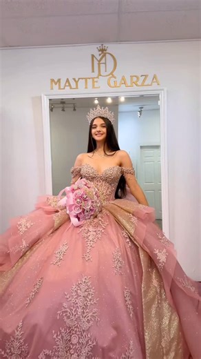 Princesa • Quinceañera Dresses on Instagram: "when it’s certain to be a grand reveal✨💖👸🏻💖✨ #princesabyarianavara Style PR30203 at @galleryquince ✨ • • • #princesa #quincedress"