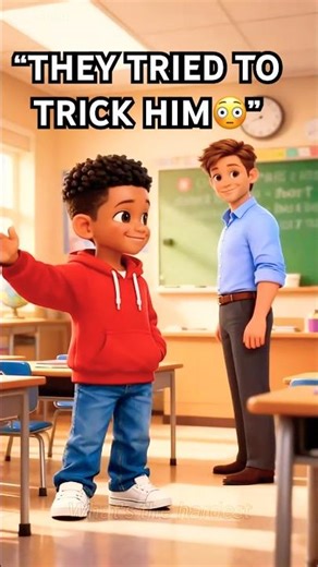 The Substitute Teacher ( Math Trick) - #paulandpeter #shorts #moralstories