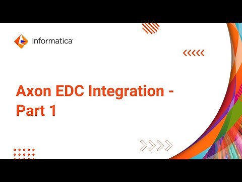 Axon EDC Integration - Part 1