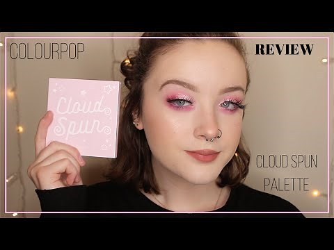 Colourpop Cloud Spun Palette Review and Tutorial