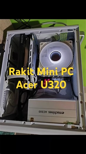 Rakit Mini PC pakai casing budget Acer emachine U320 🤍 #u320 #itx