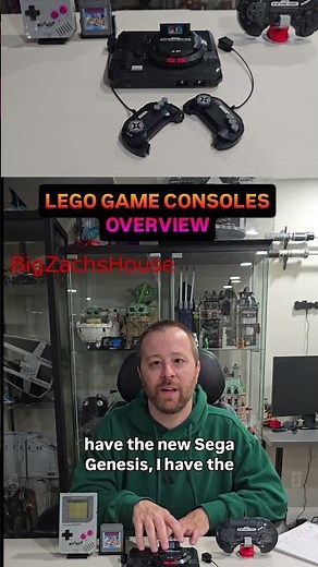 We need MORE Lego Video Game Console Sets! Console Lego set overview! #lego #segagenesis #nintendo