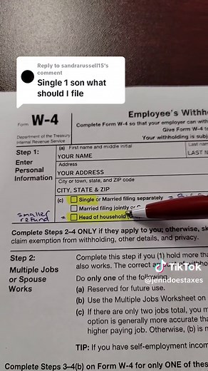 Replying to @sandrarussell15 Why claiming a child or dependent on your W4 reduces your Tax Refund. #w4explained #taxtok #taxhelp #taxtipsandtricks #w4help #w4 #taxrefund #taxrefundtips #fyp #refundtips #taxtips101 #w4form
