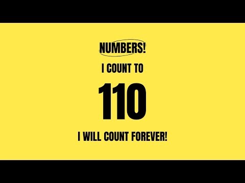 110! I'm Counting From 0 To 110! Learning to Count in English!
