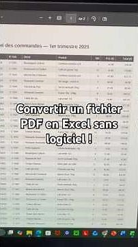 Convert PDF to Excel Without Software! #excel #exceltips #viral
