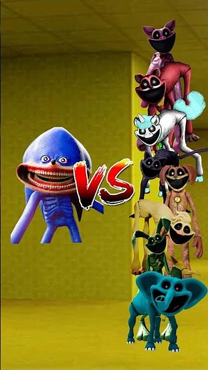 Shin Sonic VS Big Smiling Critters #shorts #shinsonic #smilingcritters