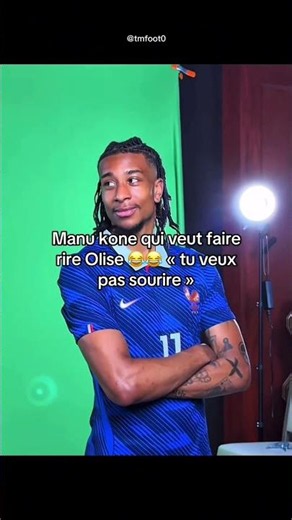 Manu Koné qui veut faire rire Olise 😂😂😂 #football