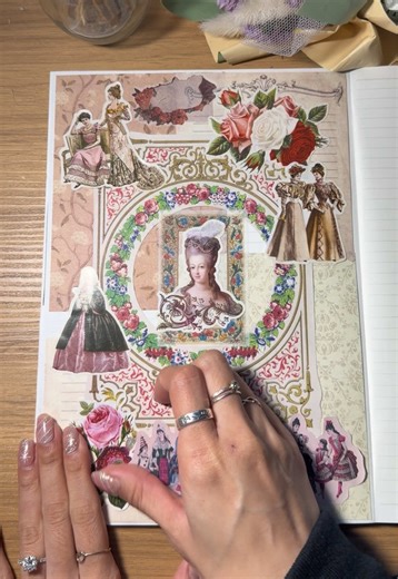 👑🌸💗 #scrapbooking #journaling #journal #creativejournal #asmrsounds | Scrapbooking Journals