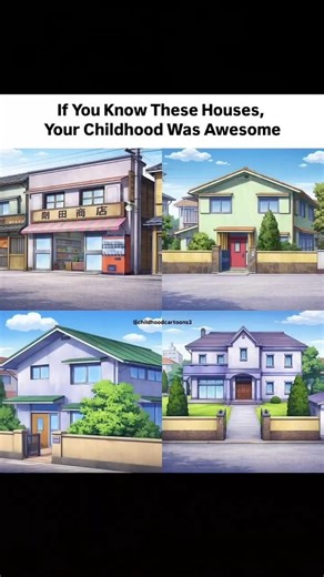 if you know these houses your childhood was awesone ~ 😌#childhoodmemories #oldisgoldsongs