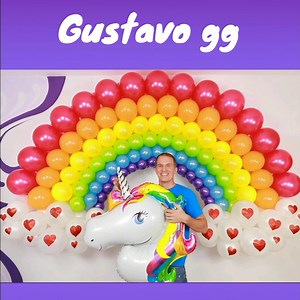 🌈 Arcoíris de Globos 🎈 ¡Descubrí Muchos Modelos Increíbles! #gustavogg #globos #decoracionconglobos #arcodeglobos #balloons | Gustavo gg
