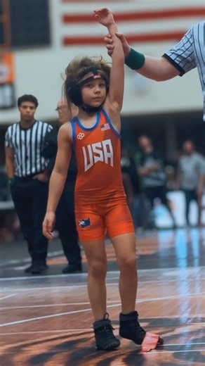 Lucy showed true grit in an all out battle! Watch her sneak out a victory with her heart and determination on display! 💪❤️ #lovelylucy #wrestling #girlpower #fight #beastmode #usa | Lovely Lucy