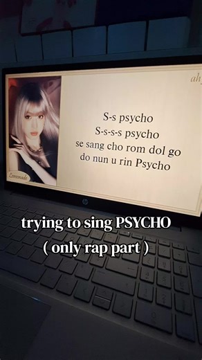 Singing Karaoke: Attempting the Rap Part of PSYCHO