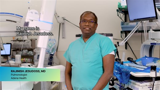 Meet Dr. Rajinish S. Jesudoss — pulmonologist, cricket player, father, and one of the many faces of our community. Dr. Jesudoss is passionate about making sure his neighbors have local access to the best possible lung care, including technologies like Ion robotic bronchoscopy that can help diagnose more quickly, safely, and less invasively. Away from work, he loves playing badminton and spending time with his wife and seven children. 🫁 💙 🏡 See his full story at Adena.org/Faces. #FacesOfAdena 