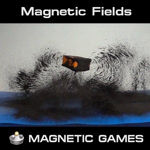 Here's how I made the filming of the #magnetic fields in slow motion ... know that if you want to do it at home, you'll stain everything with #magnetite sand :P | Magneticgames
