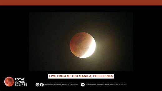 Total Lunar Eclipse - Live from Rizal Park, Manila #bloodmoon #totallunareclipse #lunareclipse #astronomy | Philippine Astronomical Society, Inc.