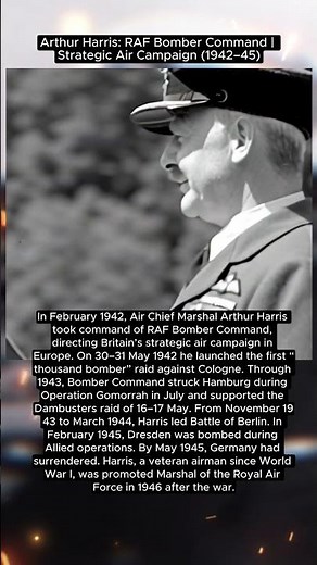 Arthur Harris: RAF Bomber Command | Strategic Air Campaign (1942–45)