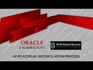 Oracle EBS - AP PO Accrual Reconciliation Process