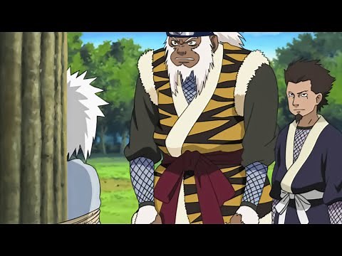 Hiruzen showing Jiraiya the Monkey King Summoning Technique - Naruto Shippuden
