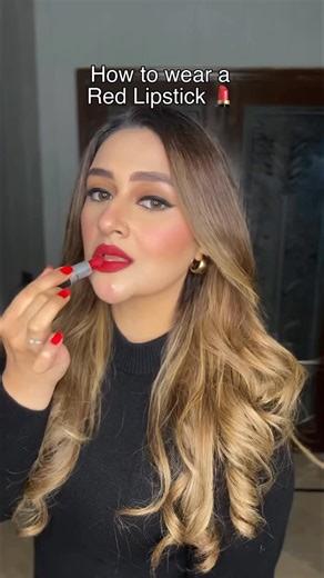 Ayesha on Instagram: "How to wear a perfect Red Lip Color 💄💋 • Flormor Lip Pencil 010 • MAC Ruby Woo . . . . . . . . . . . . . #makeup #makeuptutorial #makeuplooks #tiktokviral #makeuptransformation #makeupoftheday #makeuptransition #pakistanifashion #lahoremakeup #lahorefashion #karachifashion #viralvideos #tiktokhacks #tiktokpakistan #tiktokindia #newsreels #makeupreels #makeuptips #maclipstick #medora #rubywoo"