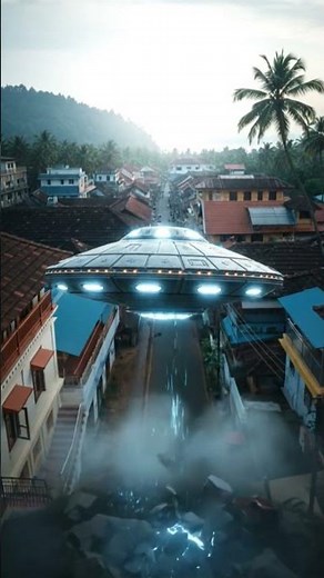 Alien ship take off! 🚀🛸 #Spaceship #Aliens #Takeoff #aiart #aivideo