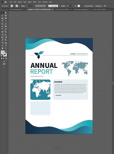 How to Design a Professional Annual Report | Modern Corporate Layout Tutorial #annual #report