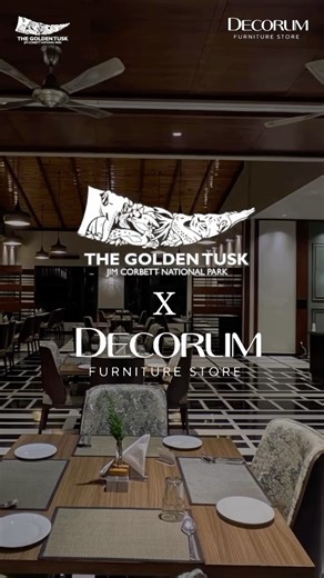 Decorum furniture on Instagram: "Proud to unveil our latest hospitality project at The Golden Tusk (The Golden Forest), Jim Corbett ✨ Custom-crafted chairs, sofas & tables — manufactured in our own factory, designed for comfort and built to last. 🪑🛋️ Elevating café & hotel spaces with timeless furniture. Contact us now for customised commercial Furniture @decorum_furniture +91 96258 27251 hotel furniture manufacturer India, cafe furniture manufacturer, restaurant furniture factory India, custo
