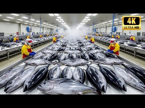 Inside the Korean Seafood Processing Factory: From Ocean Catch to Luxury Sashimi-Grade Fillets