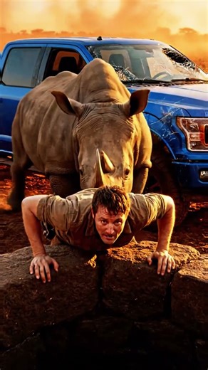 Why Was This GIANT Rhino Attacking His Truck? The Reason is Heartbreaking