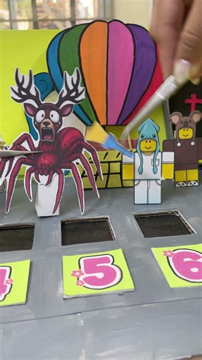 Escape from Dino Kid's trap room #diy #papercraft #99nightintheforest