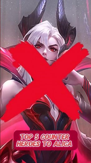 Alice counter heroes ✅ #mobilelegends #mlbb