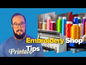 3 Tips To Run An Embroidery Shop (85+ Heads of Embroidery!?) | Lessons Learned