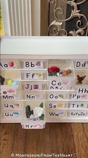 How to Make Montessori Language Cabinet FREE Alphabet Labels