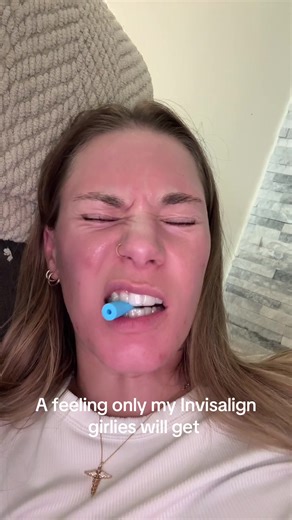 It hurts so good 😩 #invisalin #hurtssogood | invisaligns