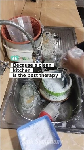 Fast Relaxing Dishwashing-Kitchen Cleaning Transformation #shorts #dishwashing #timelapse #cleaning