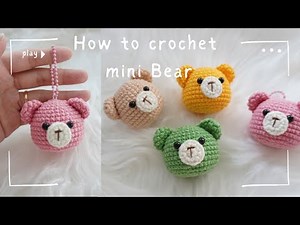 ♡ Crochet Mini Bear Tutorial | Fast & Easy | Amigurumi Bear ♡ #crochet #amigurumi #bear