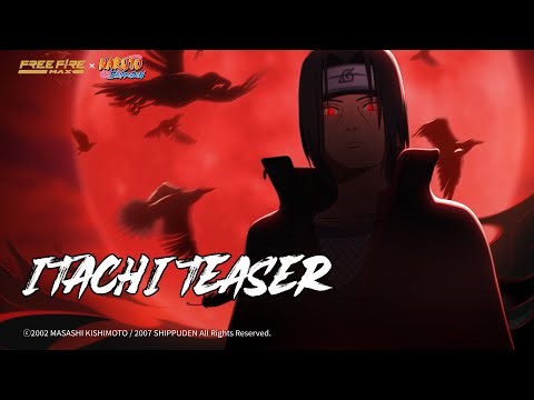 Itachi Teaser | Dark Crows Descend | Free Fire MAX x NARUTO SHIPPUDEN | Free Fire MAX