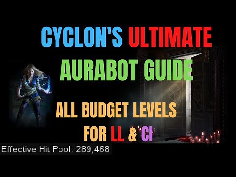 [3.20 Sanctum] Ultimate Aurabot Guide | Full Guide covering CI, LL and Endgame