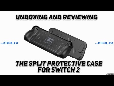 JSAUX Split Protective Case for Switch 2 ReviewUnboxing