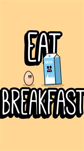 Eat breakfast. Original: @_asharawilson_ #readygo #animation #animationmeme #cartoon #relatable #motivation | Ready Go
