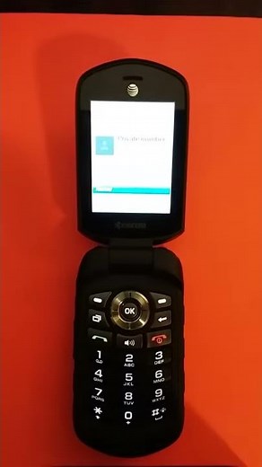 Kyocera DuraXE incoming call (internal screen)