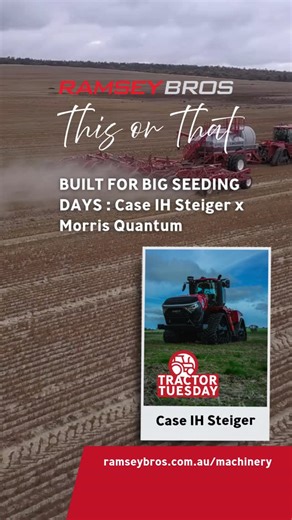 Ramsey Bros: Farm Machinery | 𝐓𝐫𝐚𝐜𝐭𝐨𝐫 𝐓𝐮𝐞𝐬𝐝𝐚𝐲 | 𝐓𝐡𝐢𝐬 𝐨𝐫 𝐓𝐡𝐚𝐭⁠ 𝐒𝐞𝐞𝐝𝐢𝐧𝐠 𝐚𝐭 𝐟𝐢𝐫𝐬𝐭 𝐥𝐢𝐠𝐡𝐭 🌅𝐨𝐫 𝐤𝐞𝐞𝐩 𝐠𝐨𝐢𝐧𝐠 𝐮𝐧𝐝𝐞𝐫 𝐭𝐡𝐞 𝐥𝐢𝐠𝐡𝐭𝐬 🌙?⁠ ⁠ Whether you’re seeding at first light or under... | Instagram