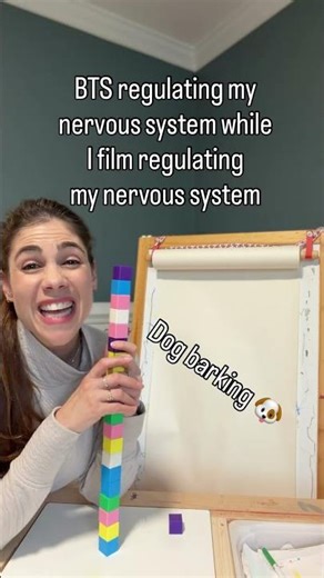 Nervous system regulation hack while filming #mentalwellness #stressrelief #shorts