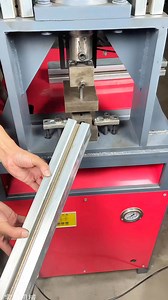 Hydraulic press, profile punching. #machinery #ironwork #cutting #punching #hydropress | Haha Liu