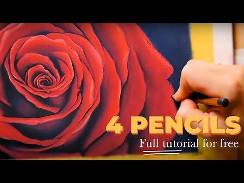 How to draw a rose (EASY step by step)