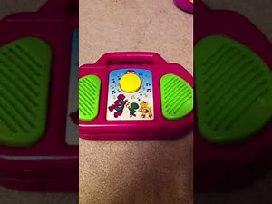 Barney Rockin' Tunes Boombox Musical Radio 1999
