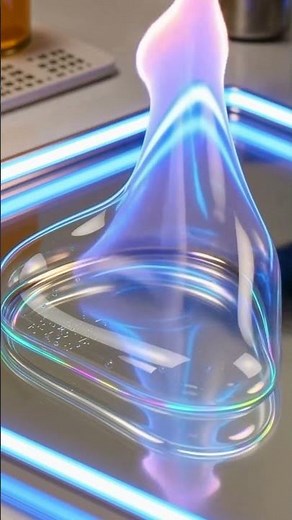 Ultra Clear Gel ASMR with Neon Reflections ✨💎 (So Satisfying)