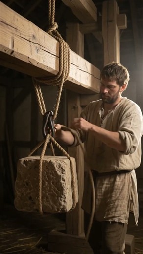 How Medieval Villagers Pressed Cider (13th-Century Beam Press) 🍏🪵